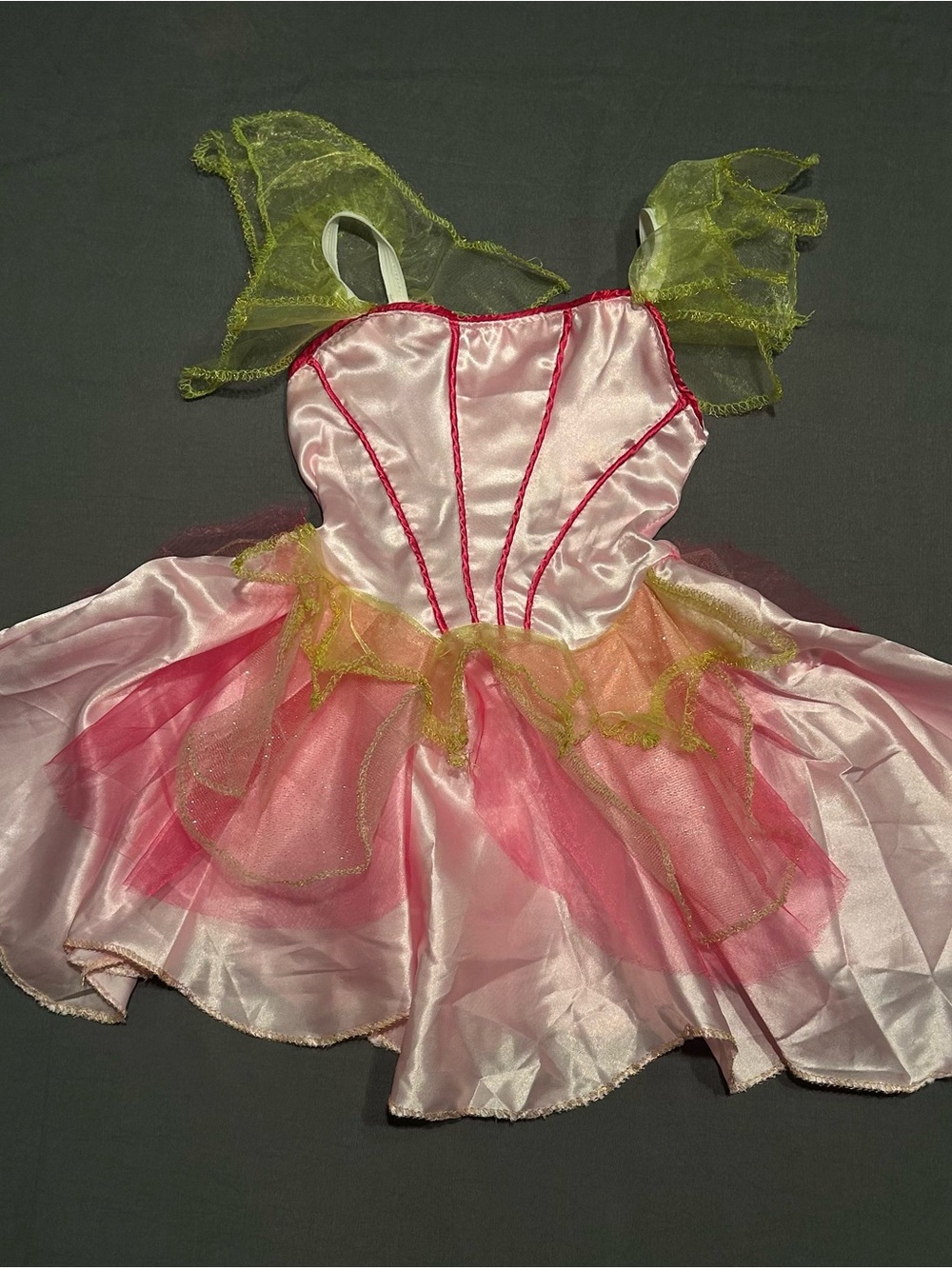 Rubie's Pink & Green Fairy Costume Toddler Dress